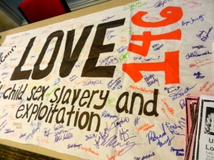 Love146 is an international human rights organization that works toward ending child trafficking and exploitation. (Photo by Alyssa Davanzo)