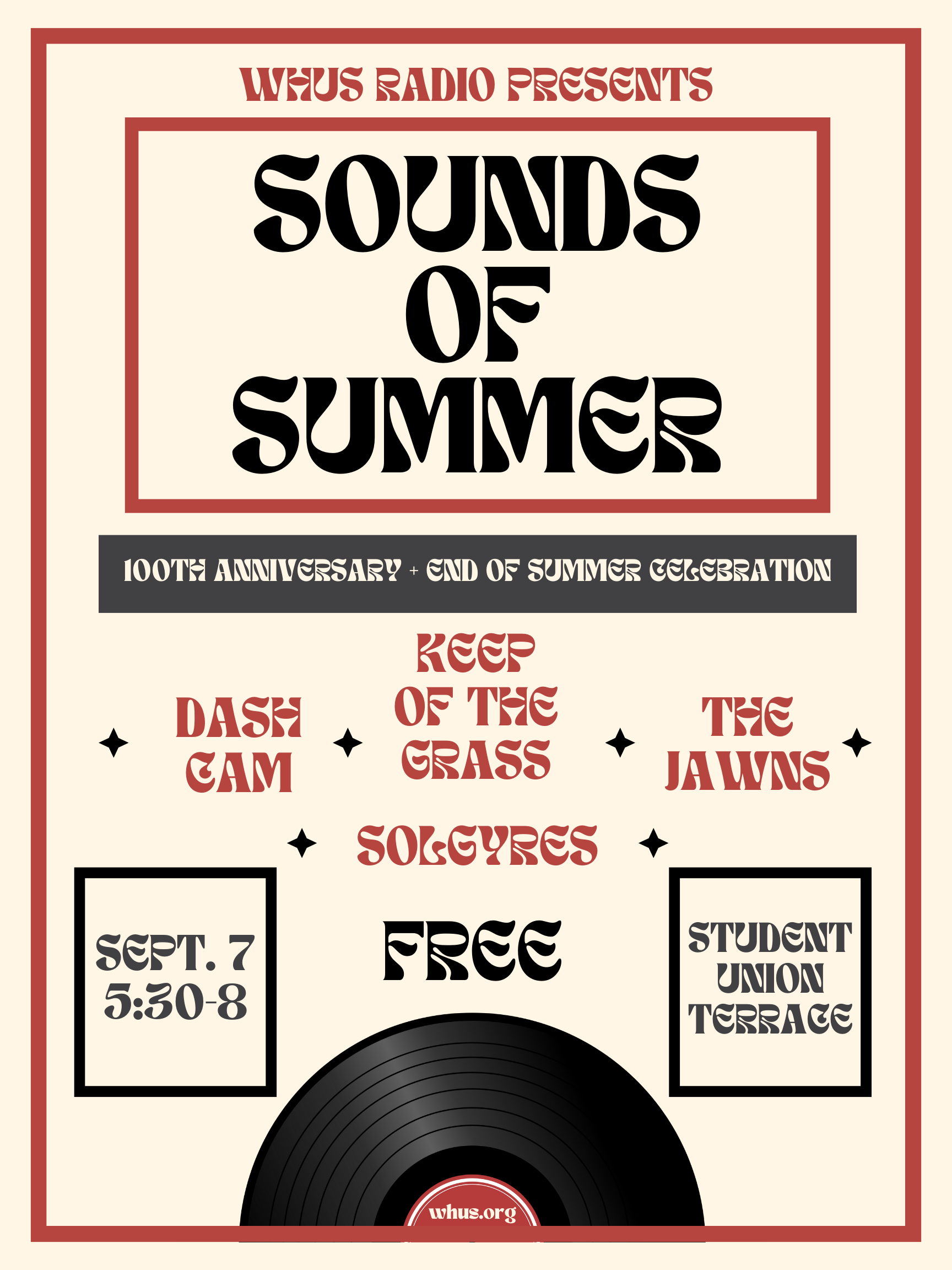 sounds of summer concert poster